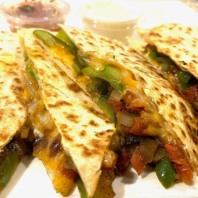 VEGGIE QUESADILLA.