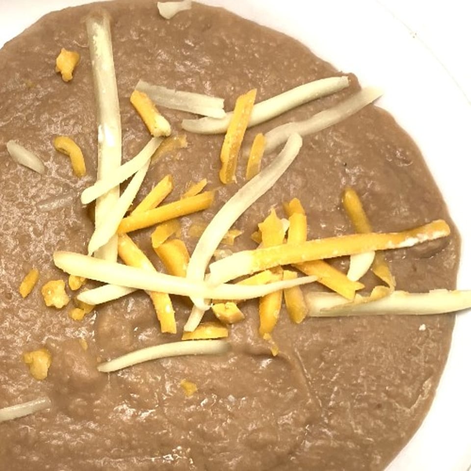 Delicious Refried Beans Await