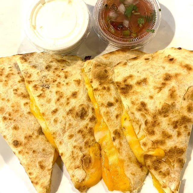 CHEESE QUESADILLA.