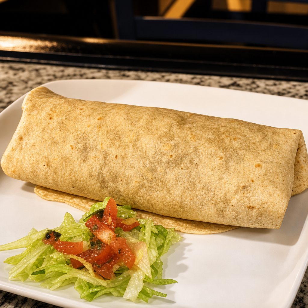 BEAN & CHEESE BURRITO.