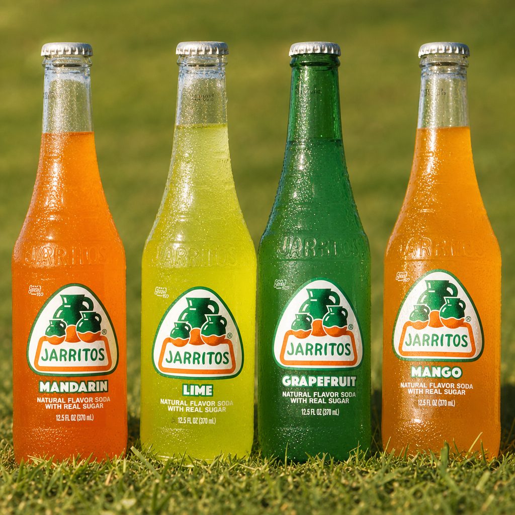 BOTTLE OF JARRITOS MANDARIN.