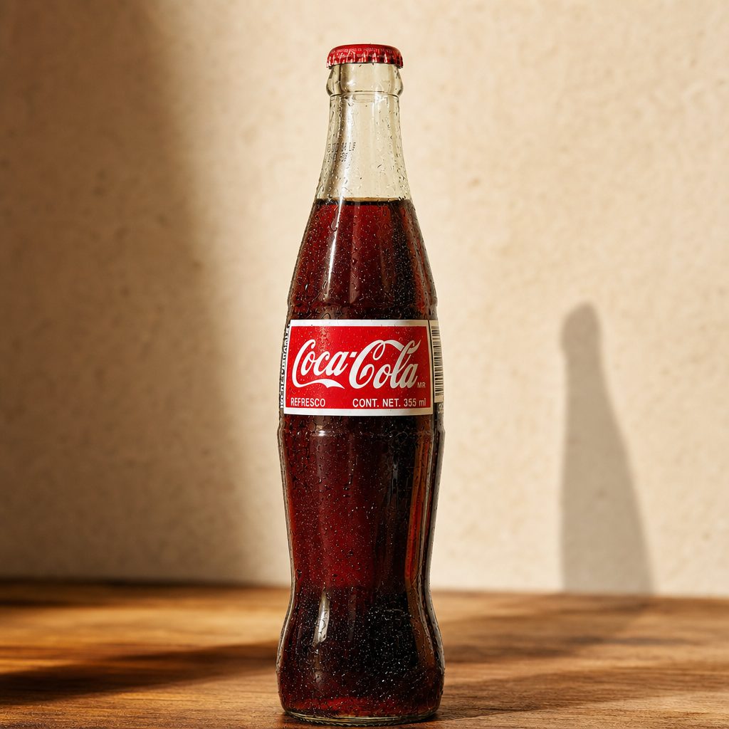 BOTTLE OF MEXICAN COKE.